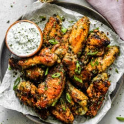 Crispy Baked Ranch Chicken Wings