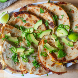 Zucchini Quesadillas