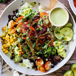 Fajita Veggie Burrito Bowls