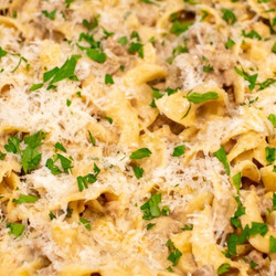 One Pot Beef Stroganoff