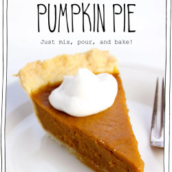 Easy Vegan Pumpkin Pie