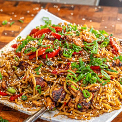 Asian Chicken And Noodle Stir-fry