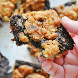 Vegan Oatmeal Fudge Bars