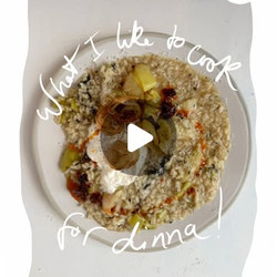 Roast Leek Brown Butter Burrata Risotto With Chilli Sambal