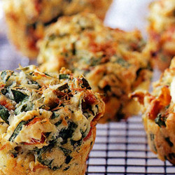 Spinach &amp; Feta Muffins