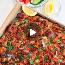 Sheet Pan Chicken Shawarma