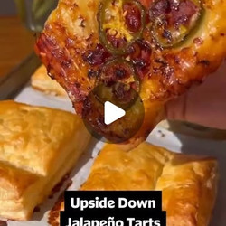 Upside Down Jalapeño Tarts