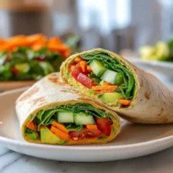 Hummus And Veggie Wrap