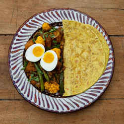 Vegetarische Roti