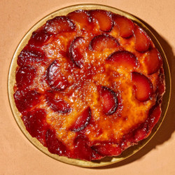 Plum And Lime Upside-down Cake