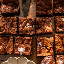 Brown Butter Crinkle Top Brownies