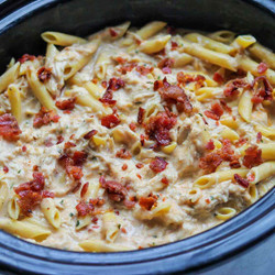 Ranch And Bacon Chicken With Penne Pasta