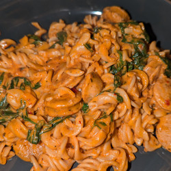 Creamy Tomato Pasta With Chicken Sausage