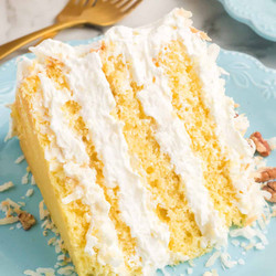 4 Day Sour Cream Coconut Cake