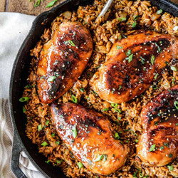 One Pot Pineapple Chicken And Rice