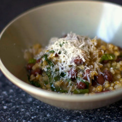 Barley Risotto With Beans And Greens