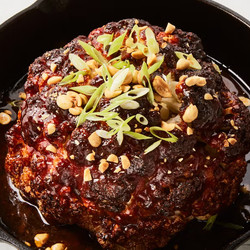 Brown Sugar Bbq Whole Roasted Cauliflower