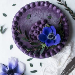 Wild Blueberry Vegan Cheesecake