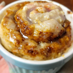 Single Serving Cinnamon Roll