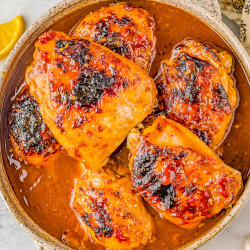Honey Soy Baked Chicken Thighs