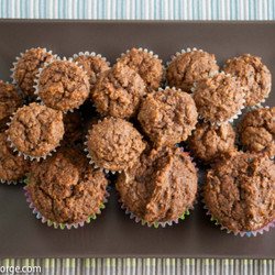 Applesauce, Prune And Milled Flaxseed Muffins