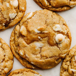 Chewy Sourdough White Chocolate Macadamia Nut Cookies