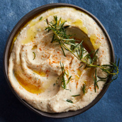 Garlic and Rosemary White Bean Dip