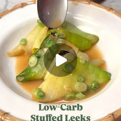 Shrimp Stuffed Leeks