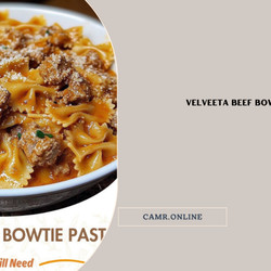 Velveeta Beef Bowtie Pasta