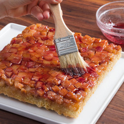 Rhubarb Upside-down Cake easy baking
