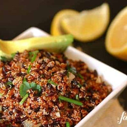 Quinoa &amp; Black Rice Salad With Cumin &amp; Avocado