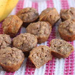 Sugar-free Banana Muffins