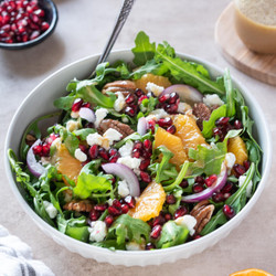 Arugula Orange Pomegranate Salad