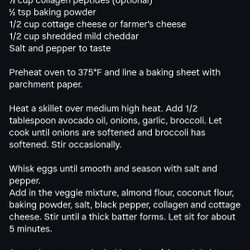 Broccoli Cheddar High Protein Egg Biscuits