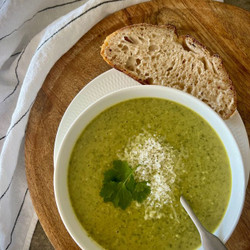 Super Green Soup (protein-rich)