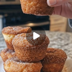 Cinnamon Sugar Donut Muffins