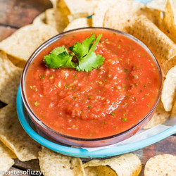 Easy Restaurant Style Salsa