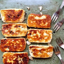 Pan-Fried Halloumi