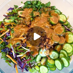 Miso Peanut Soba Noodle Salad