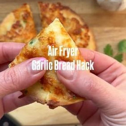 Air Fryer Garlic Cheese Bread Hack