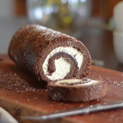 Gluten Free Chocolate Swiss Roll