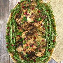 Stuffed Chicken With Freekeh (دجاج محشي بالفريكة)