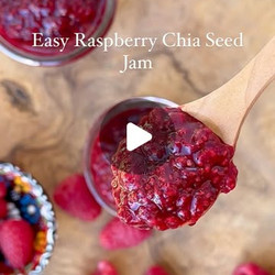 Easy Raspberry Chia Seed Jam