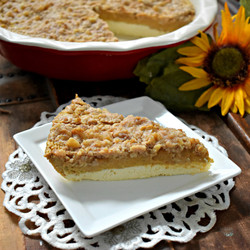 Crust-less Pumpkin Cheesecake Pie  Thm-s