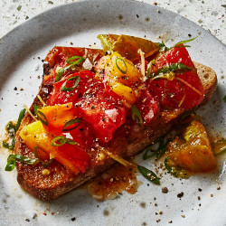 Buttered Tomatoes With Ginger