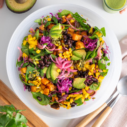 Sweet Potato Salad With Creamy Cilantro Dressing