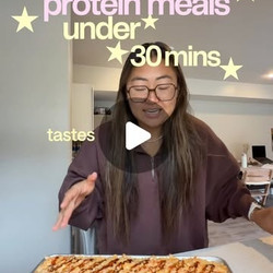 High-protein Spicy Salmon/crab Sushi Bake