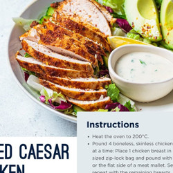 Baked Caesar Chicken