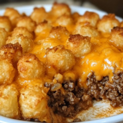 Tater Tot Casserole With Ground Beef