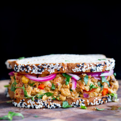 Curried Chickpea Salad Sandwich